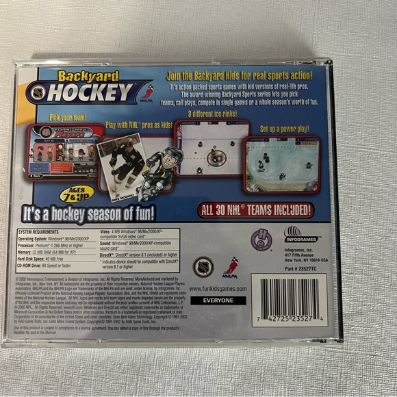 Backyard Hockey 2002 PC Game - Tested - Picture 3 of 4